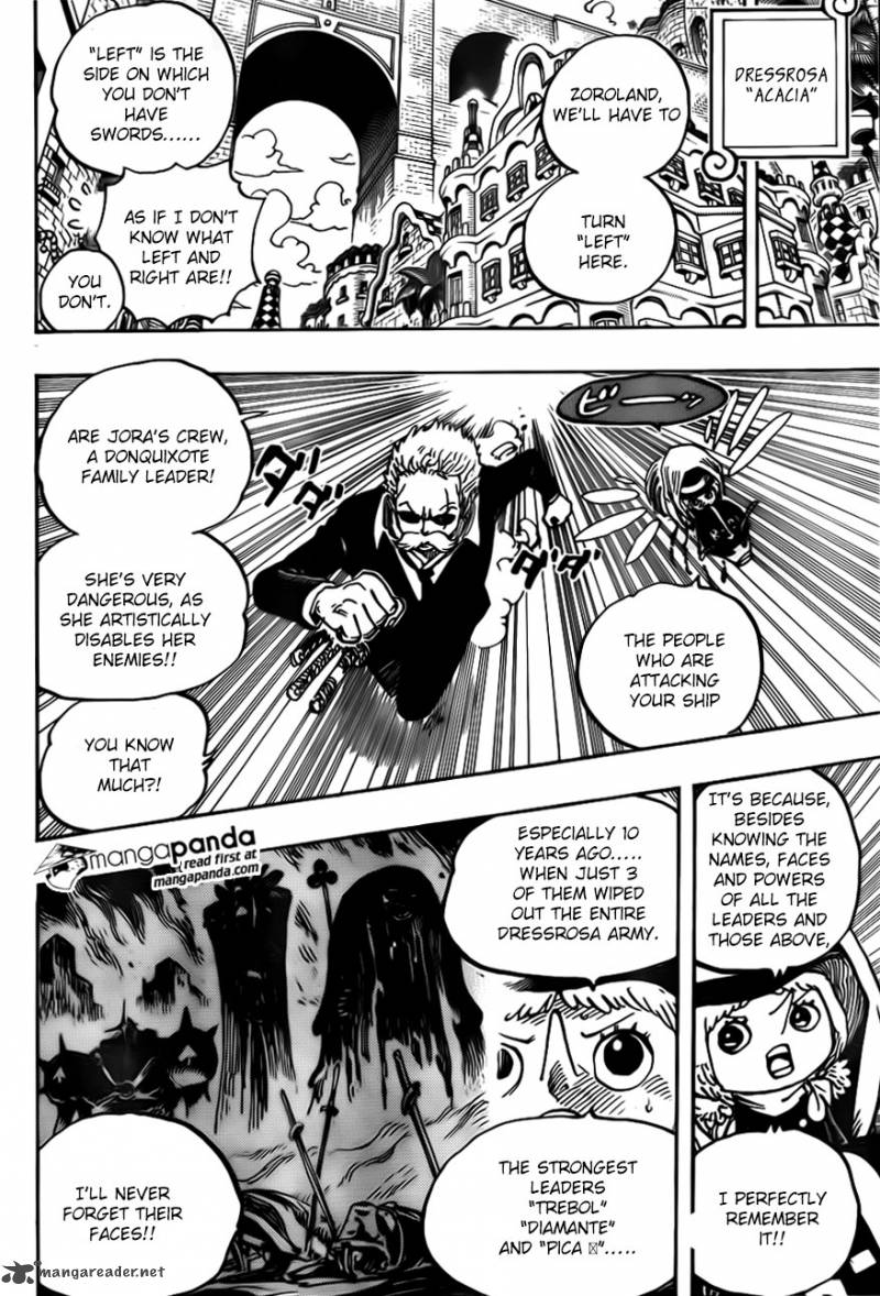 One Piece Manga Chapter 722 page 12 - Royal Bloodlines