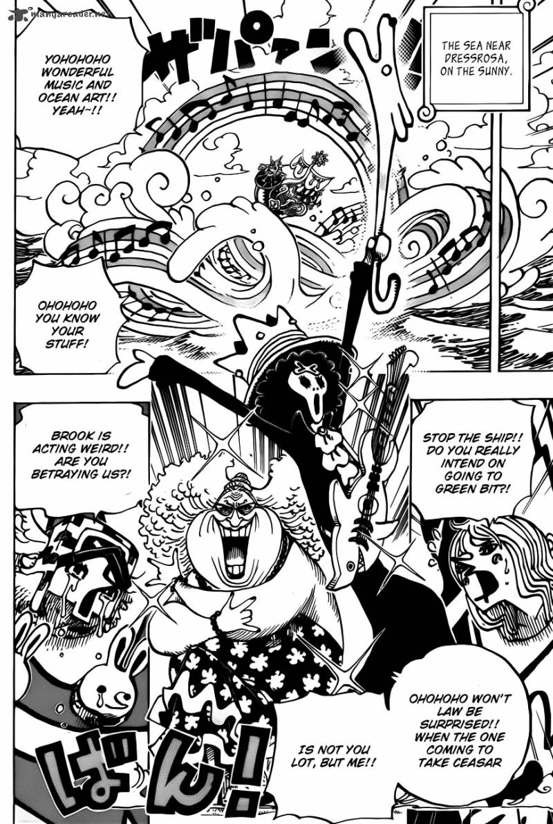 One Piece Manga Chapter 722 page 14 - Royal Bloodlines