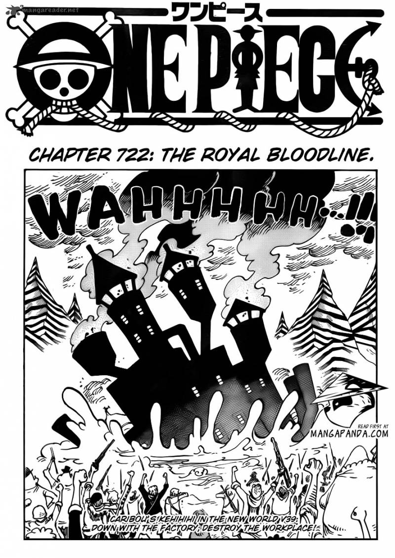 One Piece Manga Chapter 722 page 2 - Royal Bloodlines