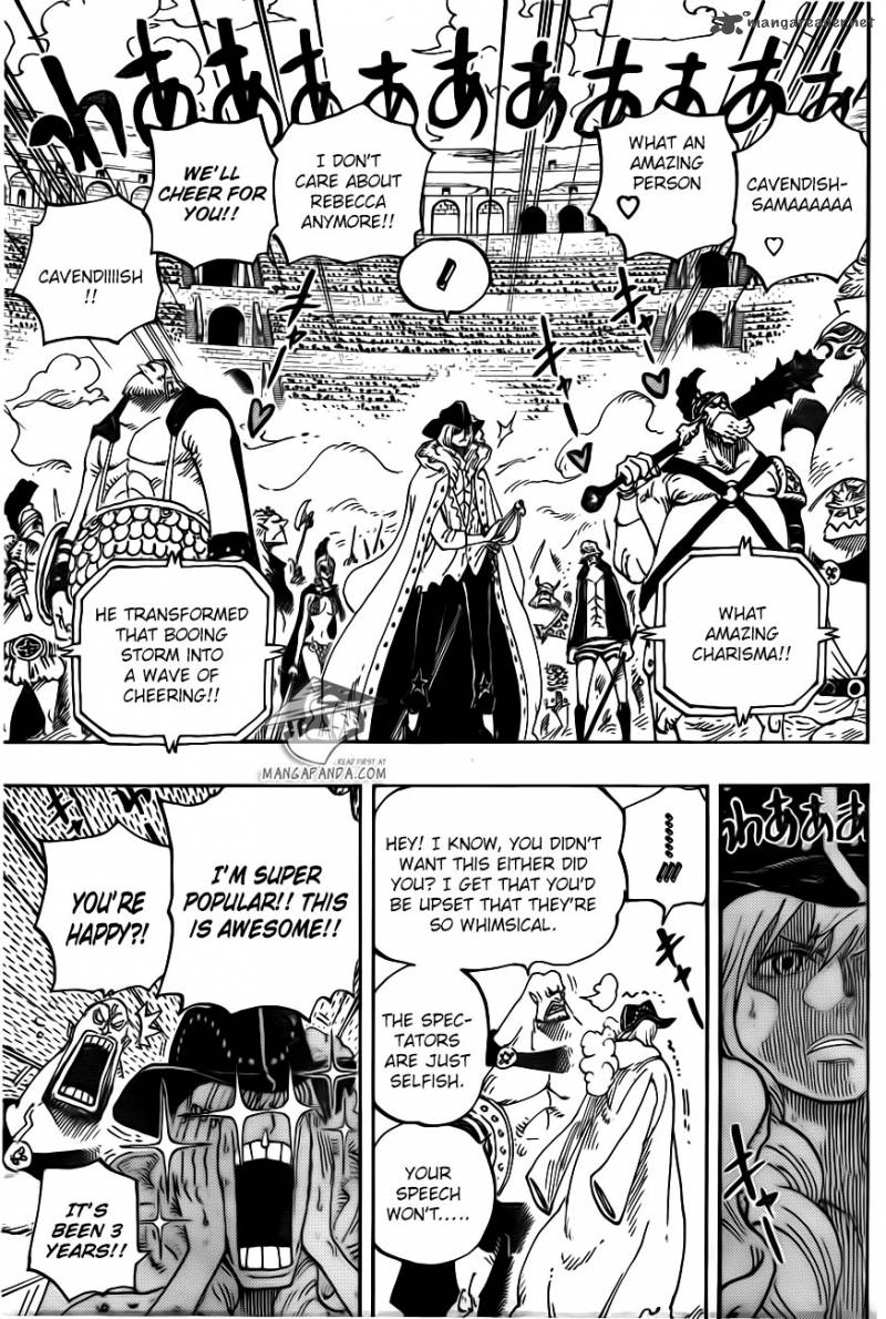 One Piece Manga Chapter 722 page 8 - Royal Bloodlines