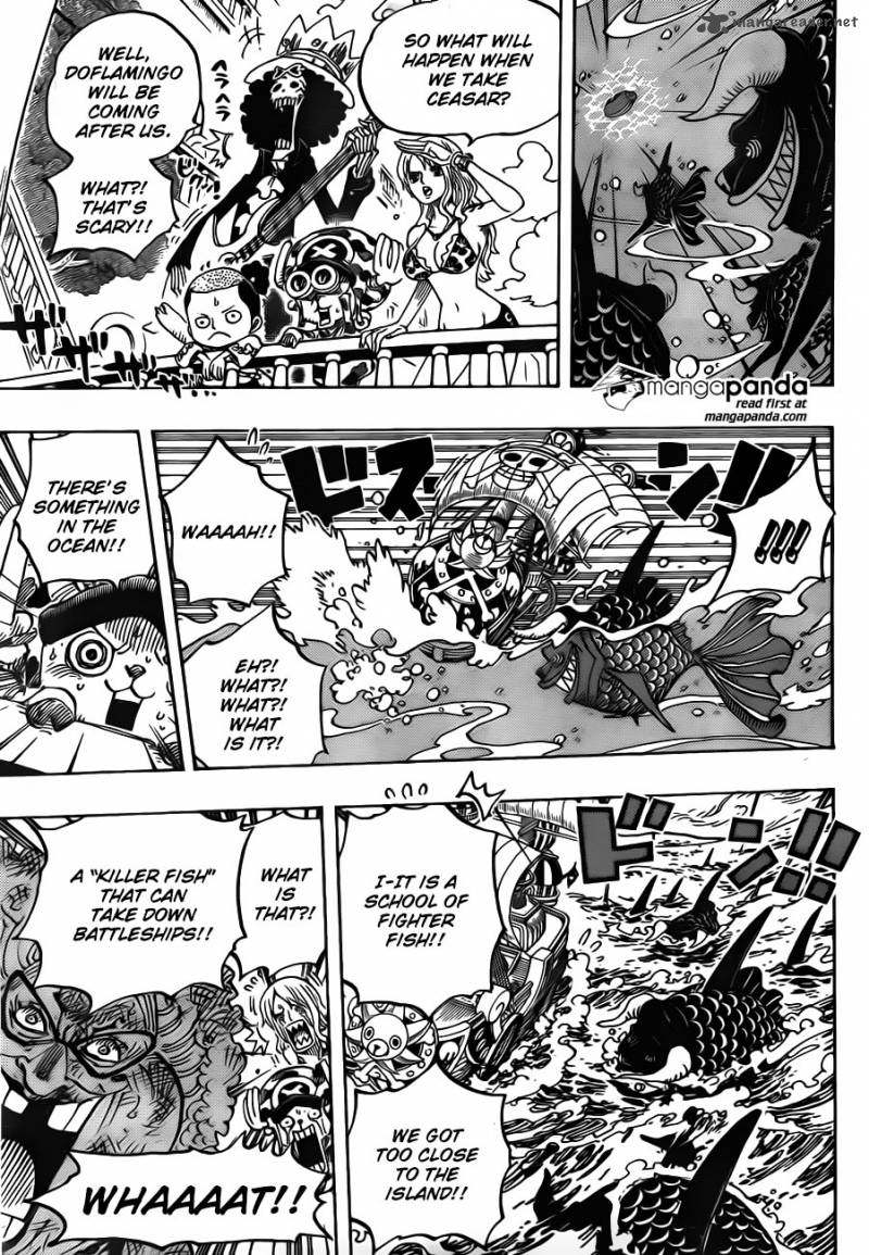 One Piece Manga Chapter 723 page 15 - Change of Plans