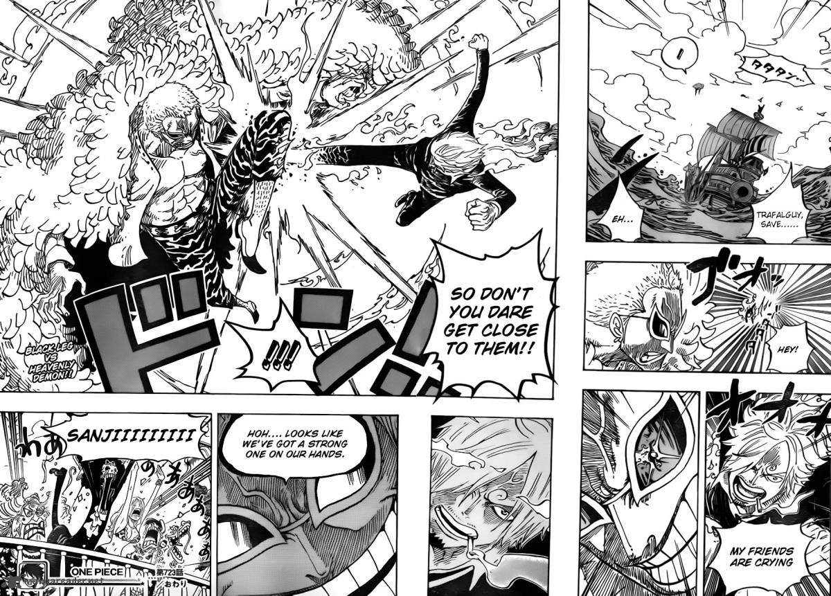 One Piece Manga Chapter 723 page 18 - Change of Plans