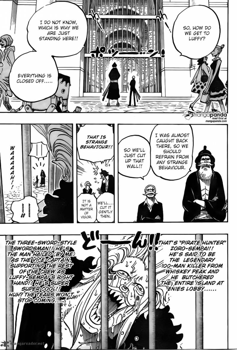 One Piece Manga Chapter 723 page 3 - Change of Plans