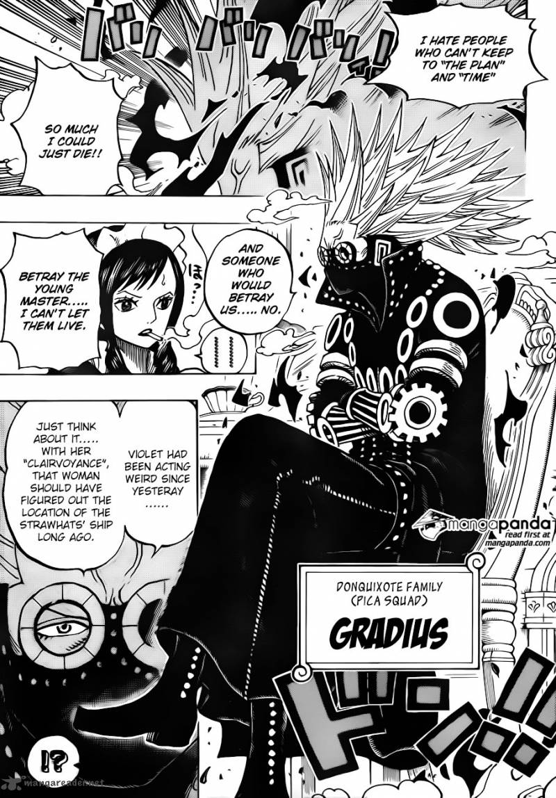 One Piece Manga Chapter 723 page 5 - Change of Plans