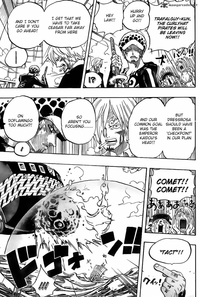 One Piece Manga Chapter 724 page 15 - Law's Plan