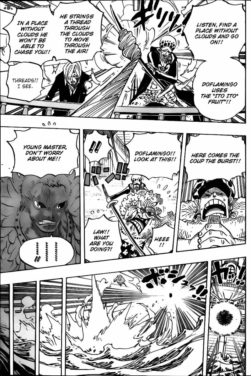 One Piece Manga Chapter 724 page 17 - Law's Plan