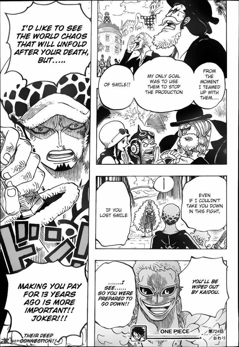 One Piece Manga Chapter 724 page 19 - Law's Plan
