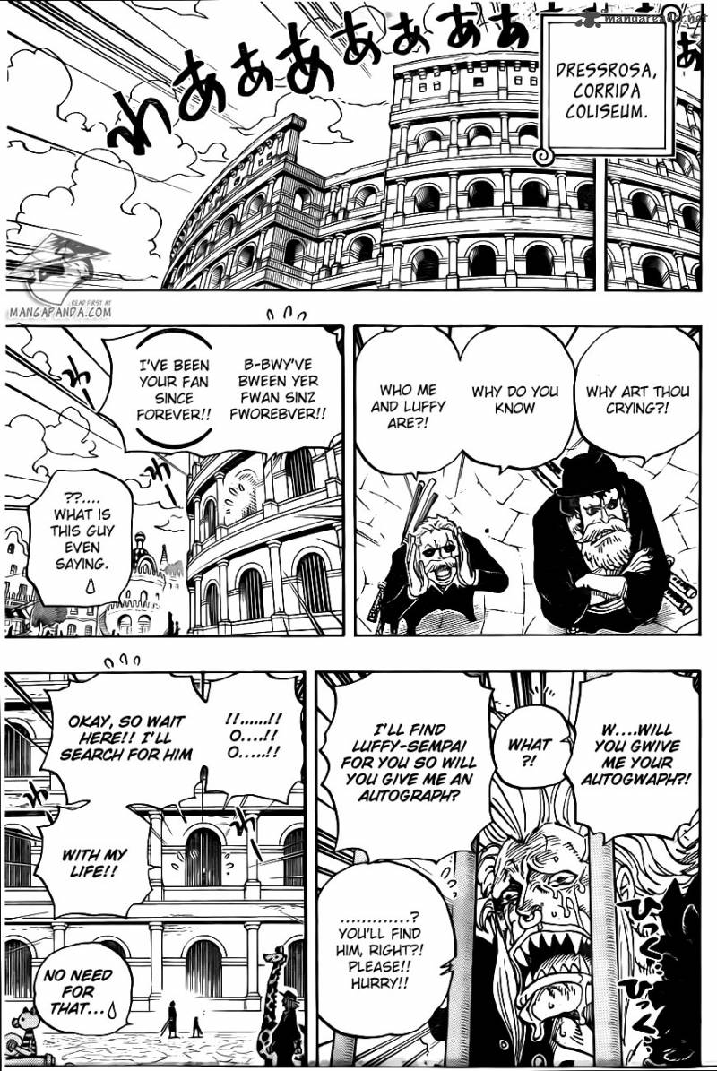 One Piece Manga Chapter 725 page 10 - The Undefeated Woman