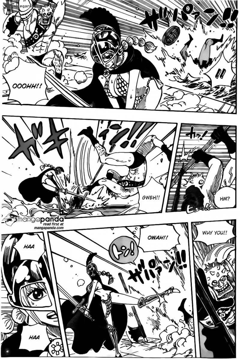 One Piece Manga Chapter 725 page 12 - The Undefeated Woman