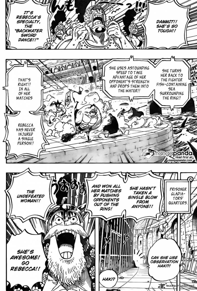 One Piece Manga Chapter 725 page 13 - The Undefeated Woman