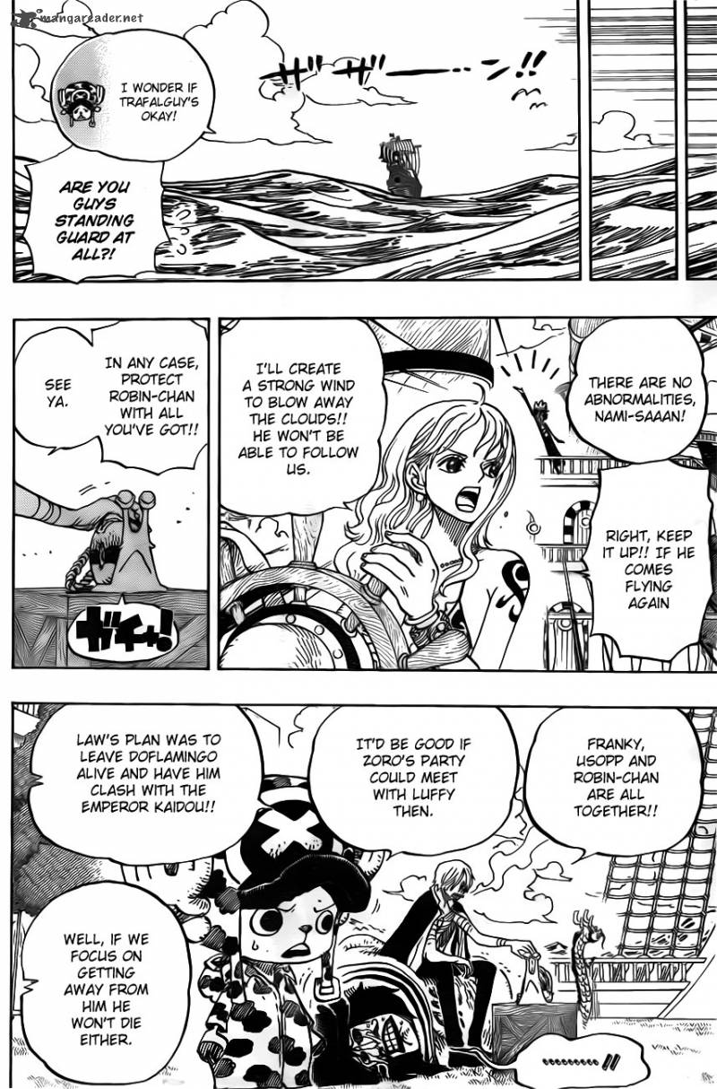 One Piece Manga Chapter 725 page 5 - The Undefeated Woman