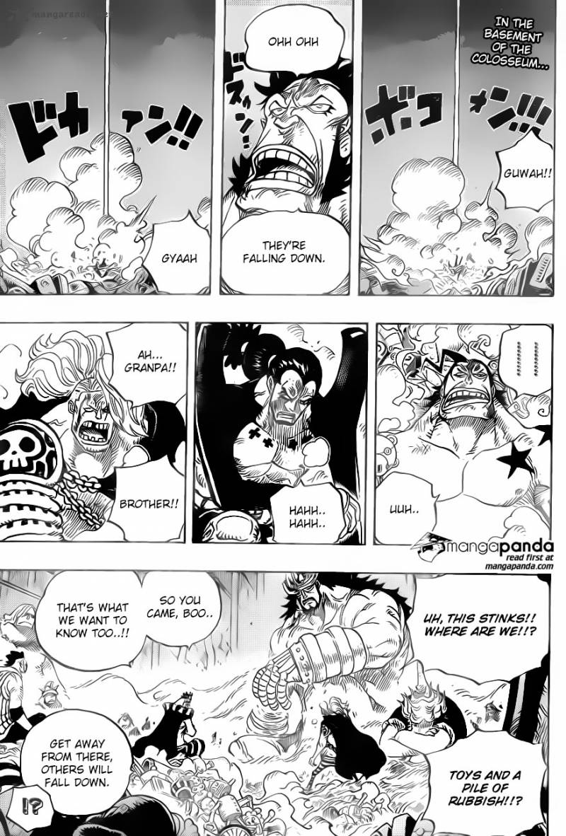 One Piece Manga Chapter 726 page 3 - The Riku Family