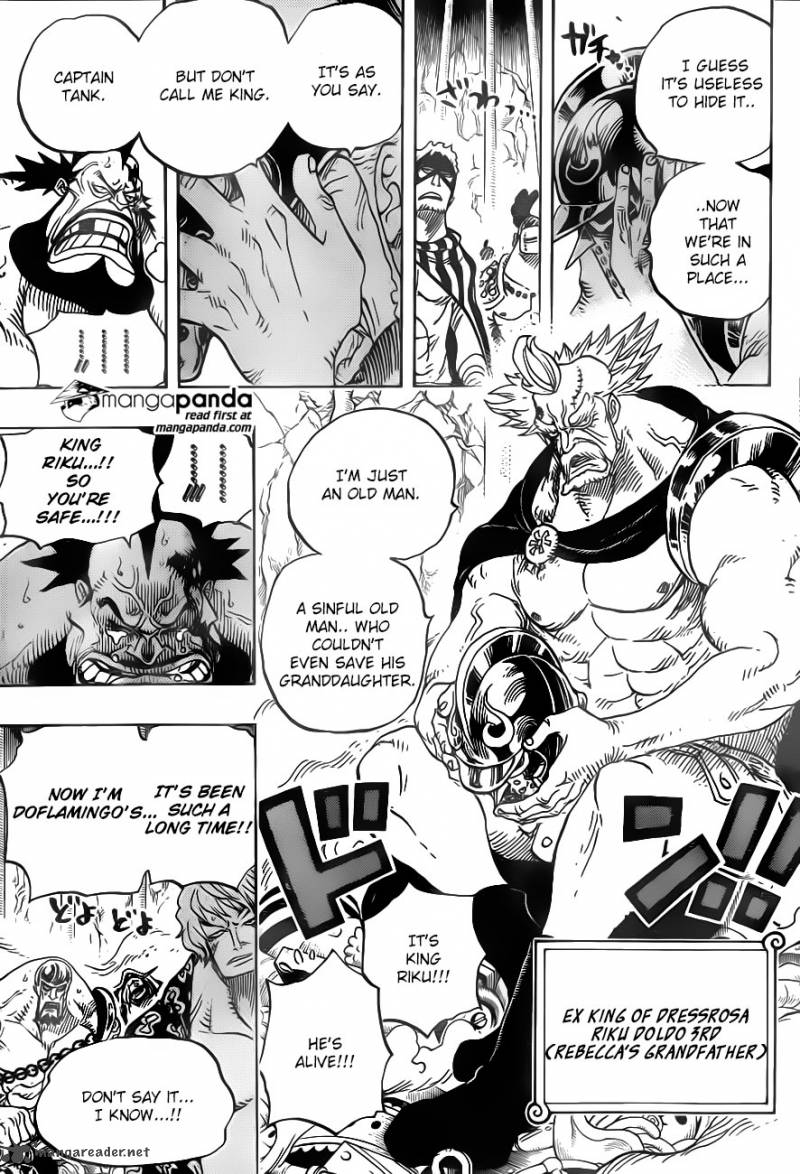 One Piece Manga Chapter 726 page 5 - The Riku Family