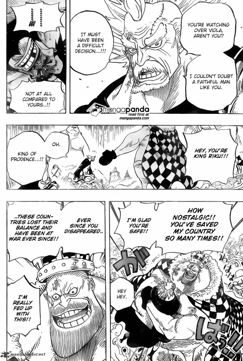 One Piece Manga Chapter 726 page 6 - The Riku Family