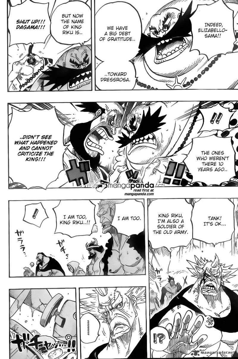 One Piece Manga Chapter 726 page 8 - The Riku Family