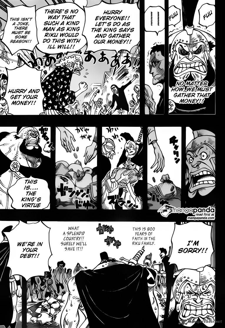 One Piece Manga Chapter 727 page 14 - The Lurking Hero