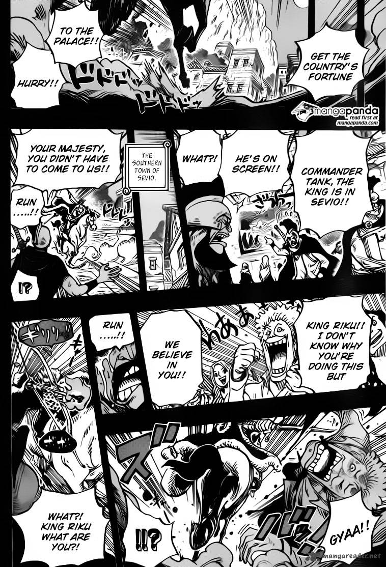 One Piece Manga Chapter 727 page 15 - The Lurking Hero