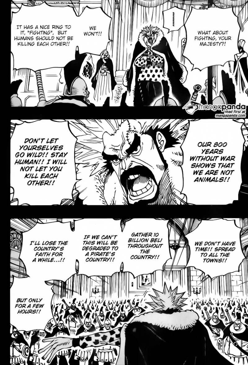 One Piece Manga Chapter 727 page 9 - The Lurking Hero