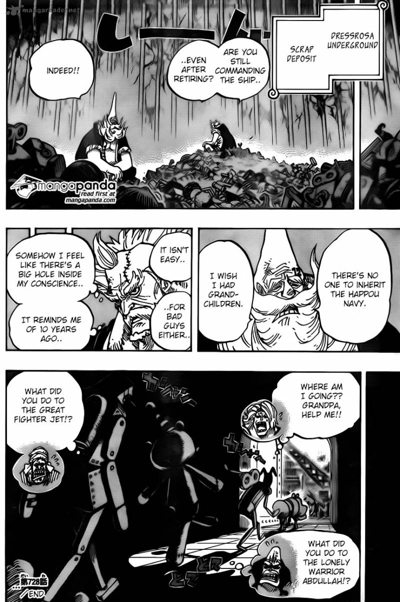 One Piece Manga Chapter 728 page 16 - The Number of Tragedies