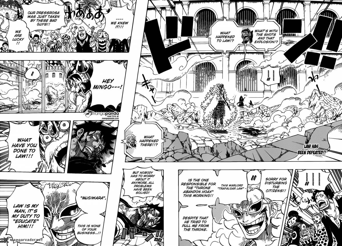 One Piece Manga Chapter 730 page 2 - 3 Cards