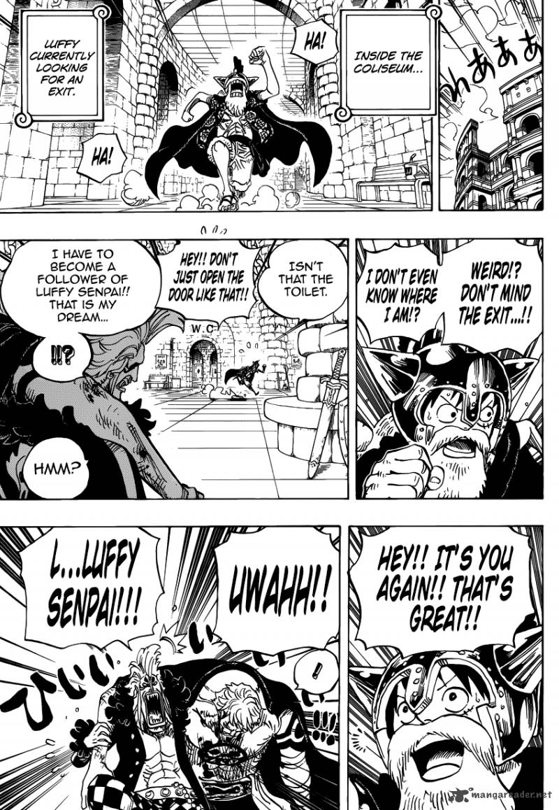 One Piece Manga Chapter 731 page 11 - Operation Dressrosa SOP