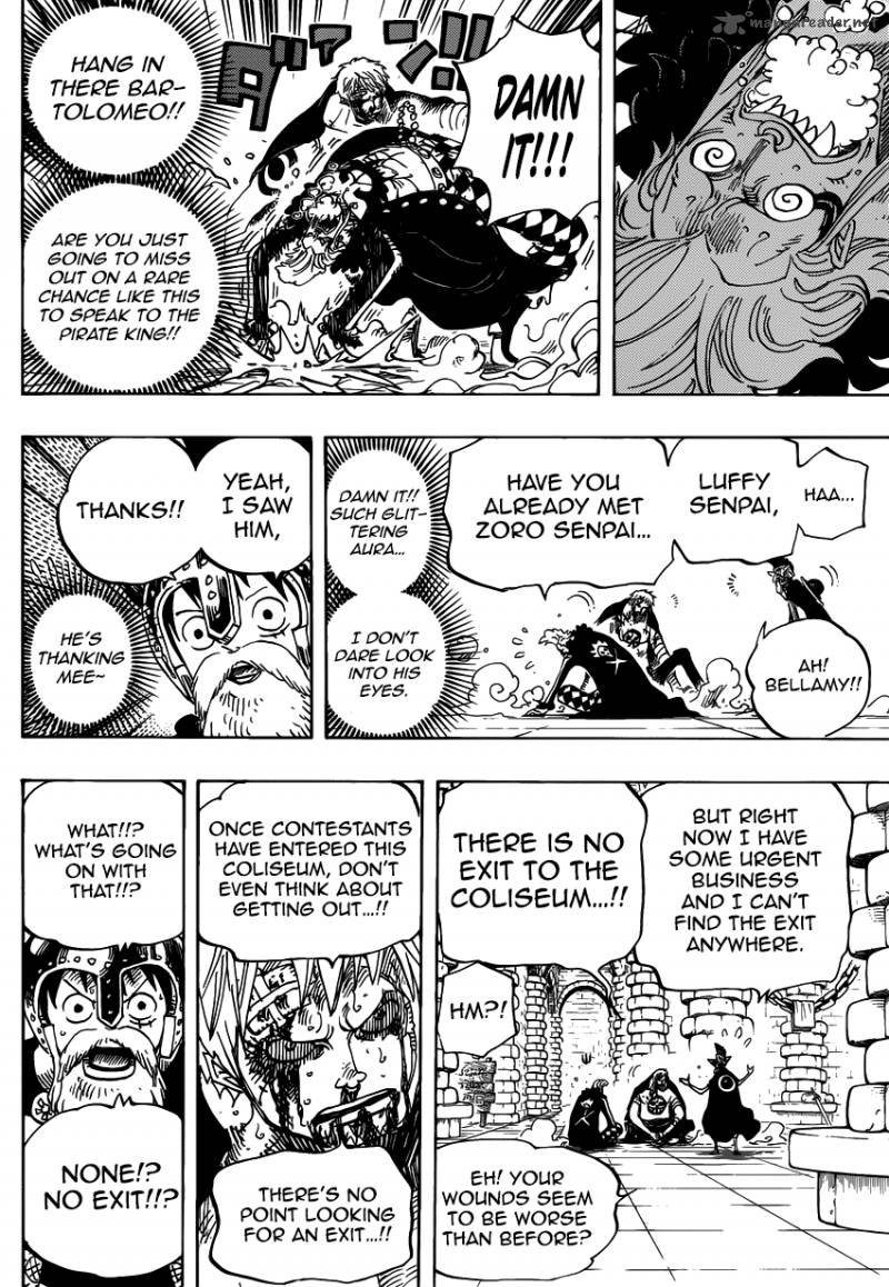 One Piece Manga Chapter 731 page 12 - Operation Dressrosa SOP
