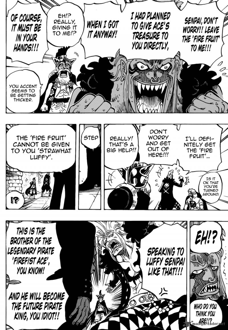 One Piece Manga Chapter 731 page 14 - Operation Dressrosa SOP