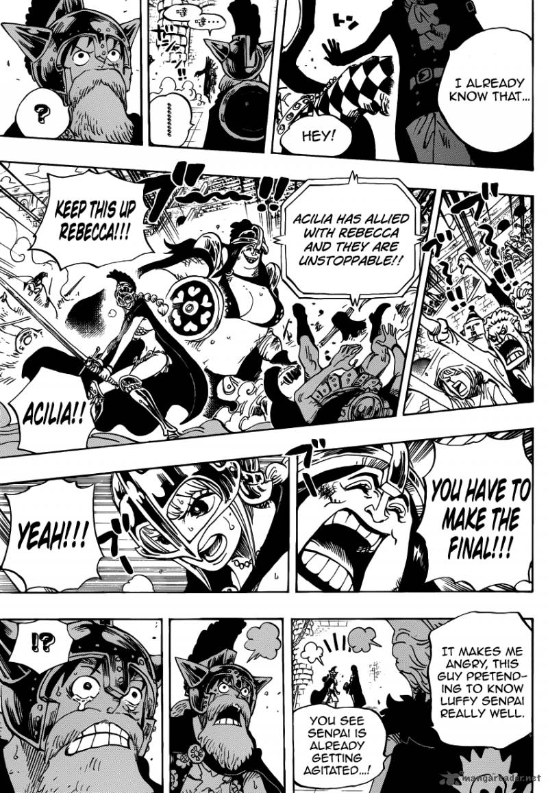 One Piece Manga Chapter 731 page 15 - Operation Dressrosa SOP