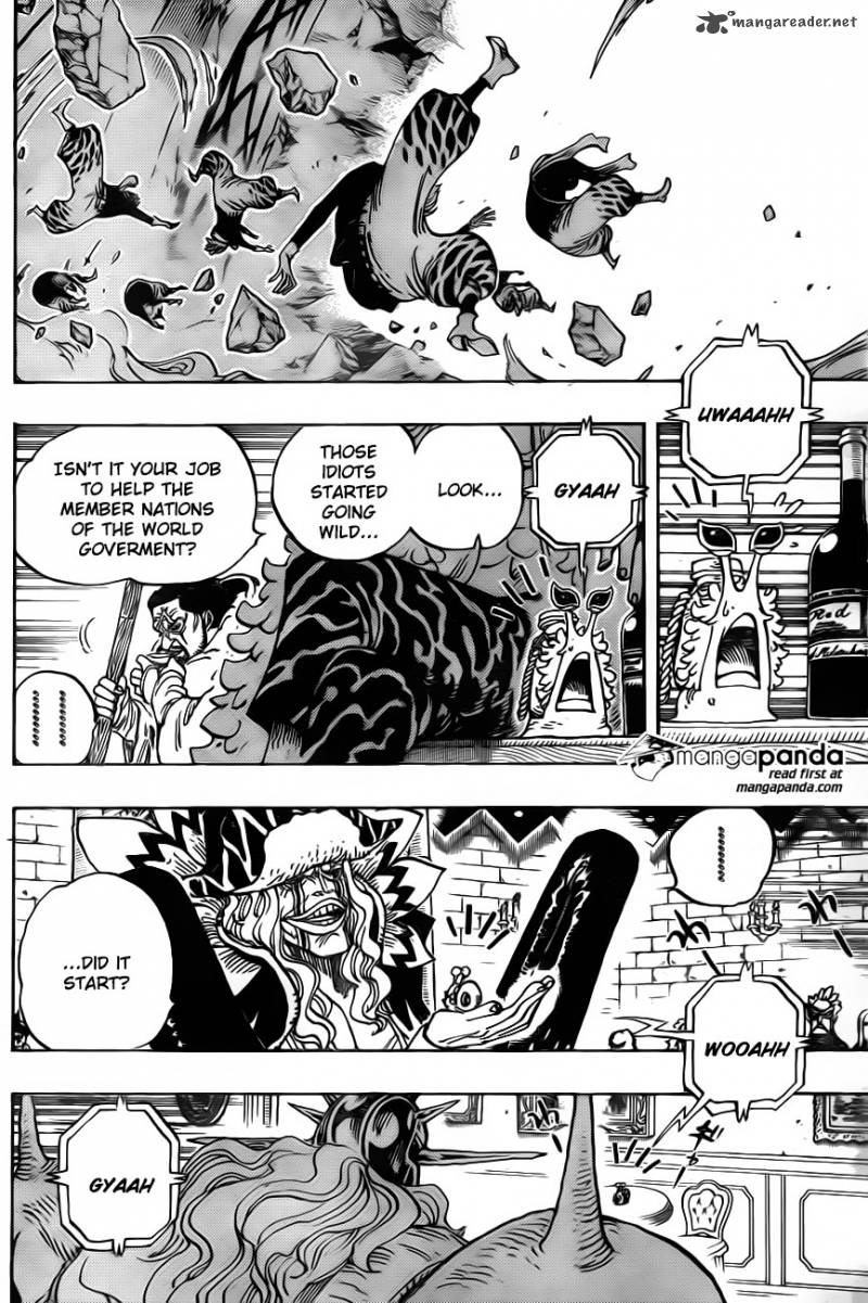 One Piece Manga Chapter 732 page 10 - An Underground World