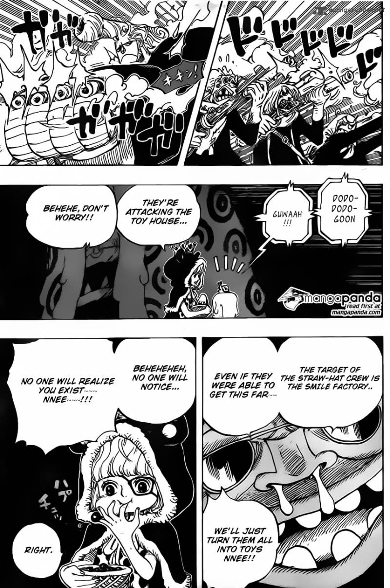 One Piece Manga Chapter 732 page 11 - An Underground World