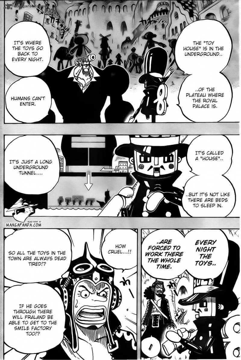 One Piece Manga Chapter 732 page 4 - An Underground World