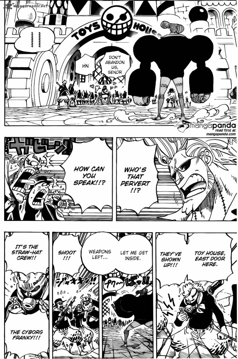 One Piece Manga Chapter 732 page 8 - An Underground World