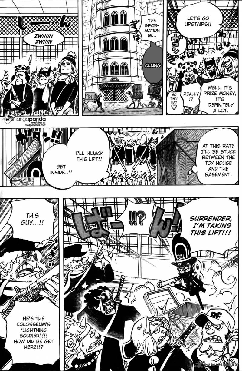 One Piece Manga Chapter 733 page 12 - What Soldier-san Wants