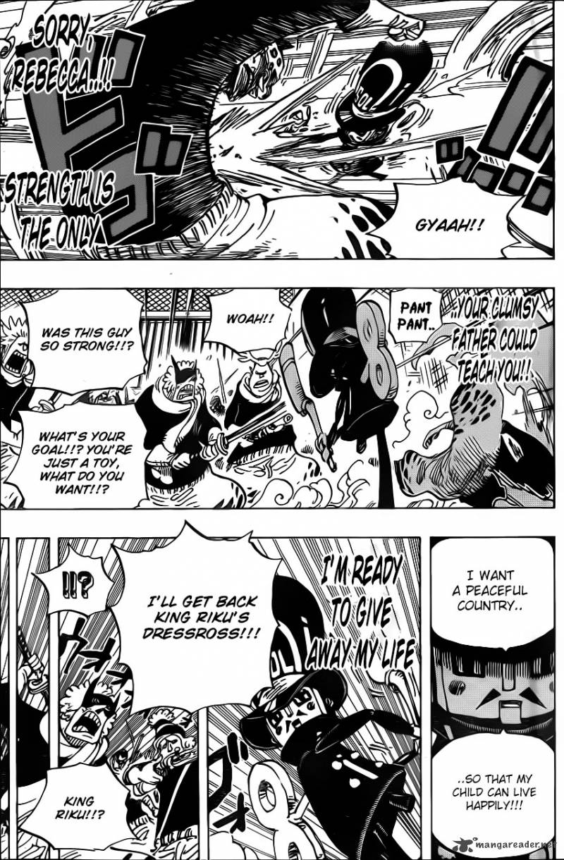 One Piece Manga Chapter 733 page 16 - What Soldier-san Wants