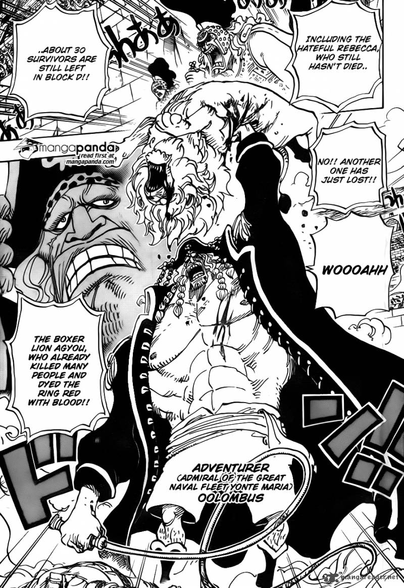 One Piece Manga Chapter 733 page 4 - What Soldier-san Wants