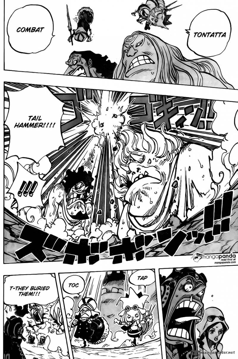 One Piece Manga Chapter 733 page 9 - What Soldier-san Wants
