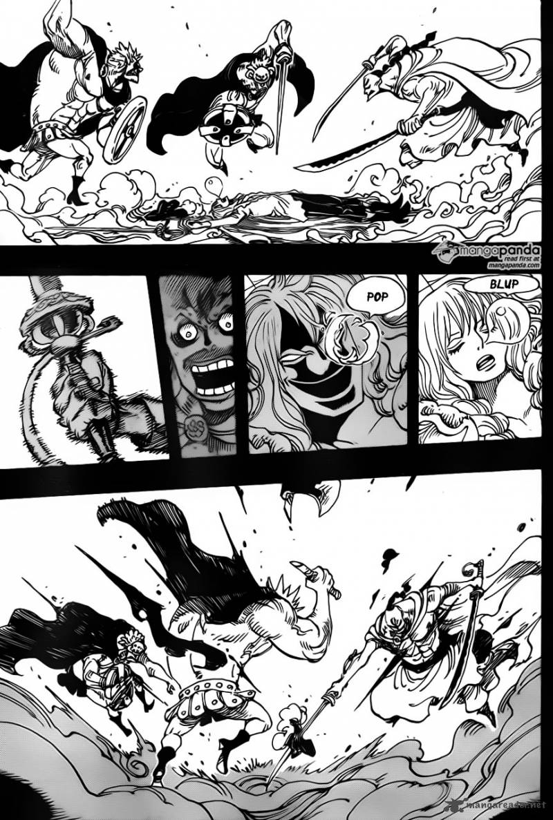 One Piece Manga Chapter 734 page 10 - The Kamaitachi of Rommel