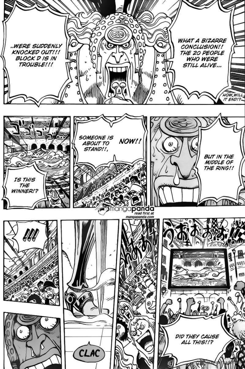 One Piece Manga Chapter 734 page 3 - The Kamaitachi of Rommel