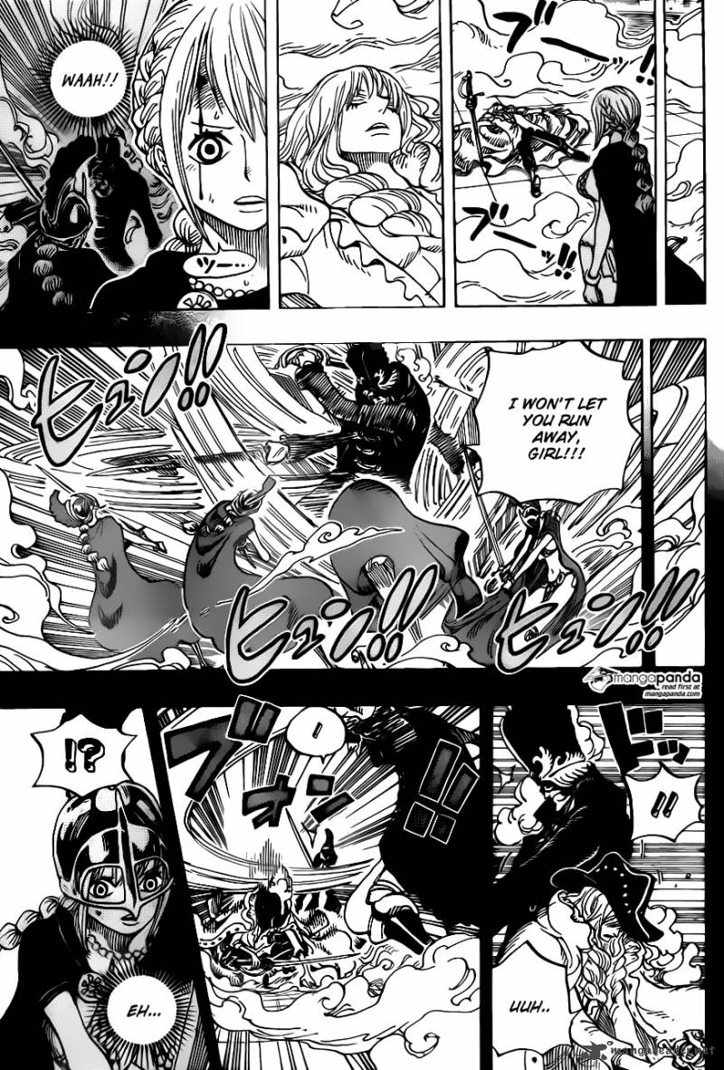 One Piece Manga Chapter 734 page 8 - The Kamaitachi of Rommel