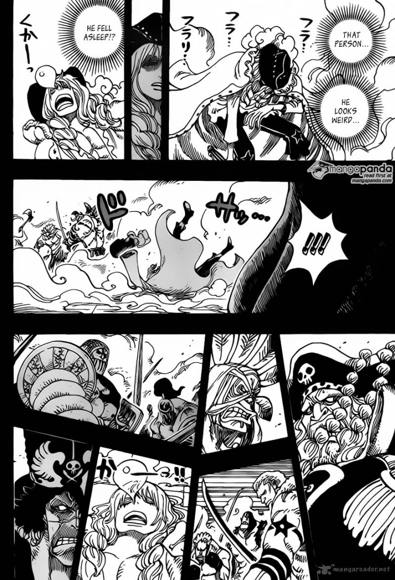 One Piece Manga Chapter 734 page 9 - The Kamaitachi of Rommel