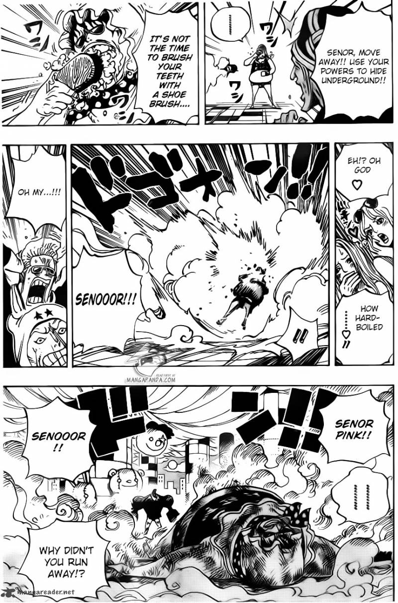 One Piece Manga Chapter 735 page 10 - Fujitora's Intention