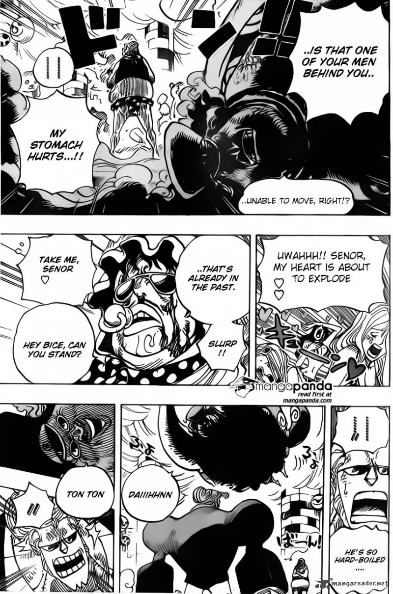 One Piece Manga Chapter 735 page 12 - Fujitora's Intention