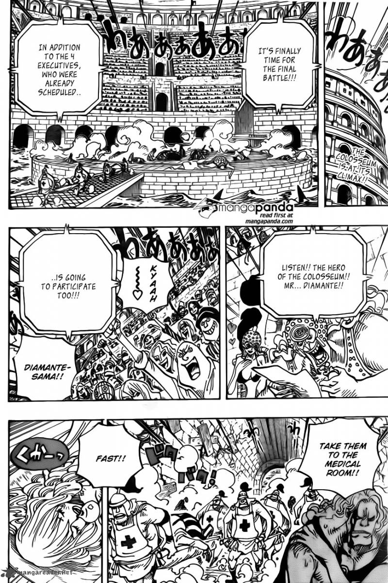 One Piece Manga Chapter 735 page 3 - Fujitora's Intention