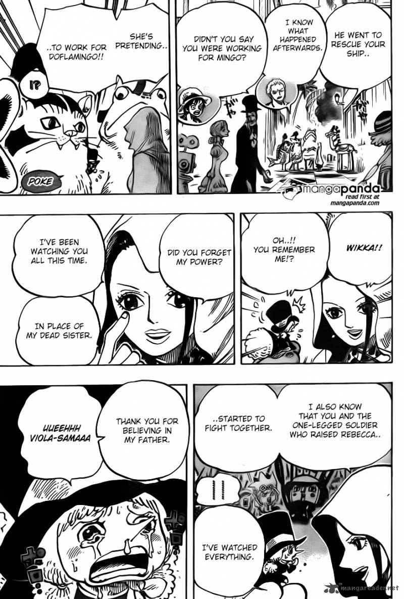 One Piece Manga Chapter 735 page 6 - Fujitora's Intention