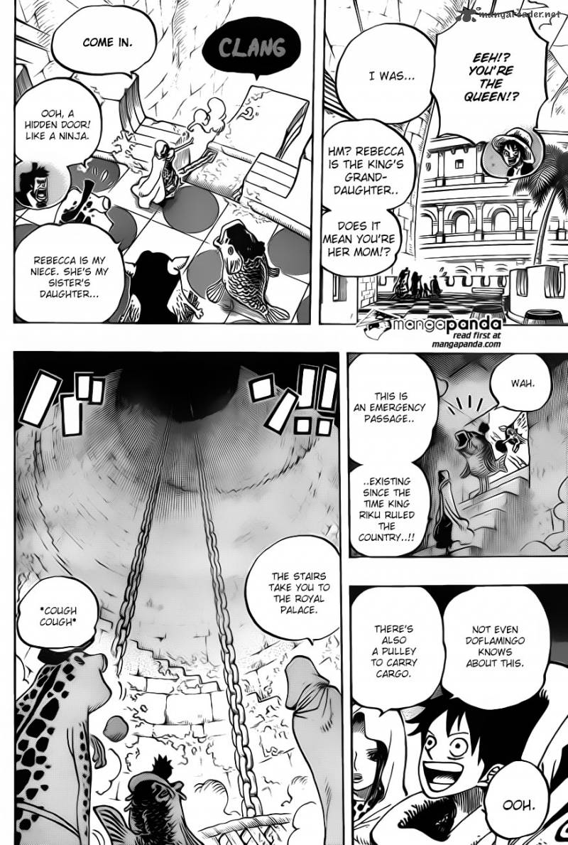 One Piece Manga Chapter 735 page 7 - Fujitora's Intention