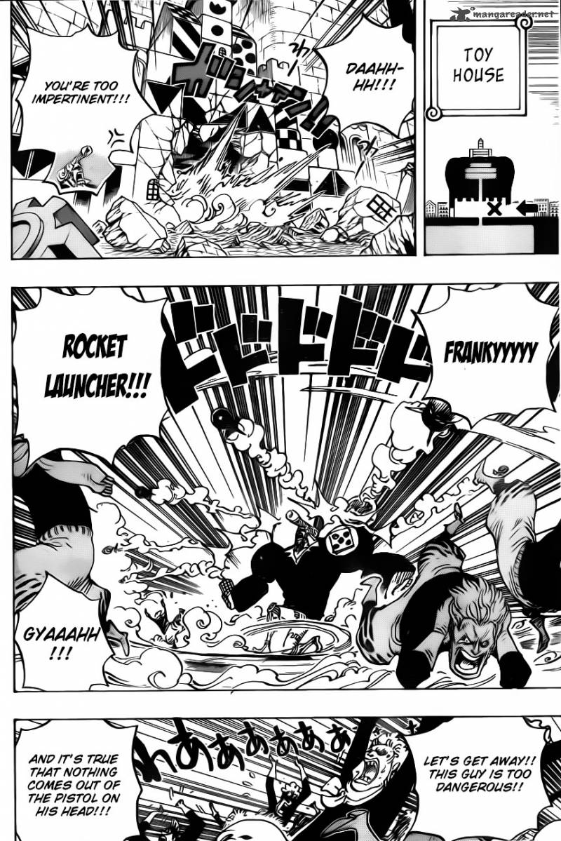 One Piece Manga Chapter 735 page 9 - Fujitora's Intention