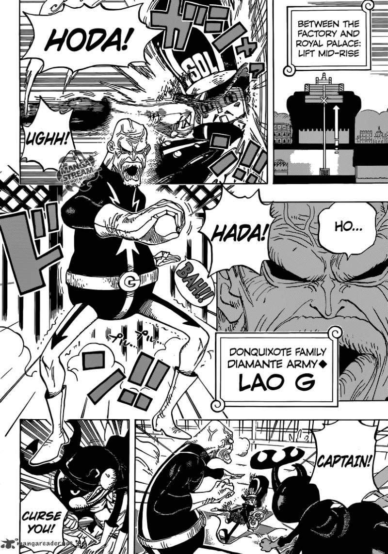 One Piece Manga Chapter 736 page 14 - Executive Officer Diamante