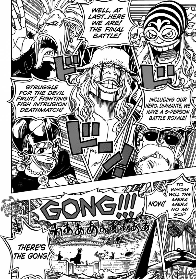 One Piece Manga Chapter 736 page 9 - Executive Officer Diamante