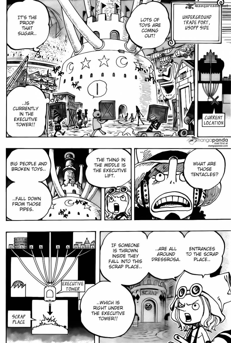 One Piece Manga Chapter 737 page 10 - Officer's Tower