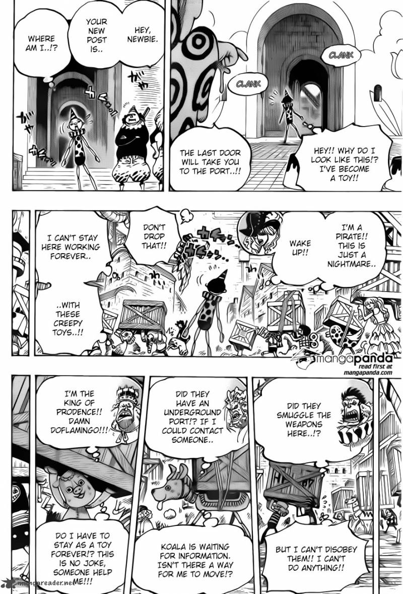 One Piece Manga Chapter 737 page 14 - Officer's Tower
